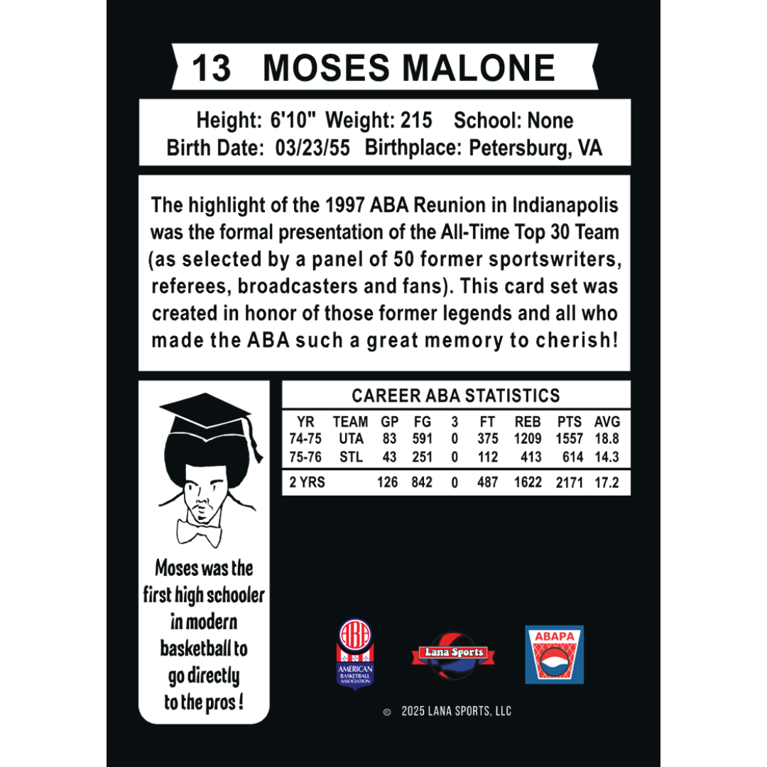 2025 ABA Redemption Trading Cards