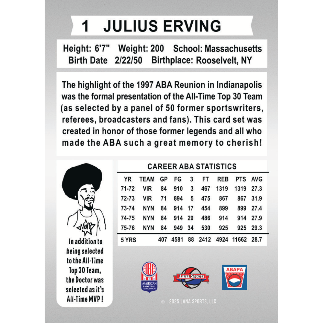2025 ABA Redemption Trading Cards
