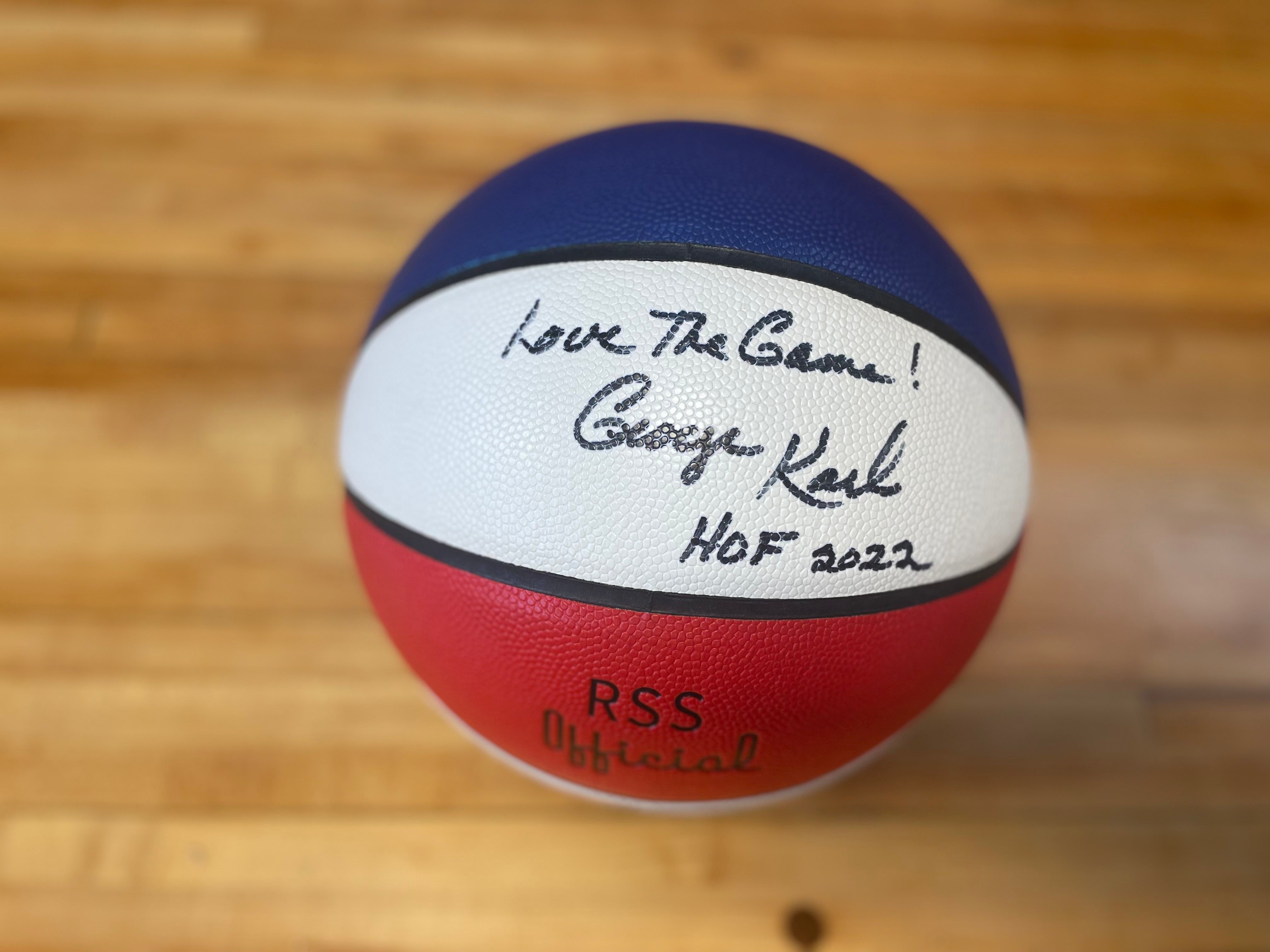 George Karl Autographed ABA Basketball