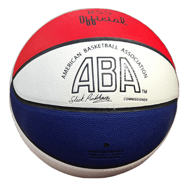 Larry Jones Autographed ABA Basketball