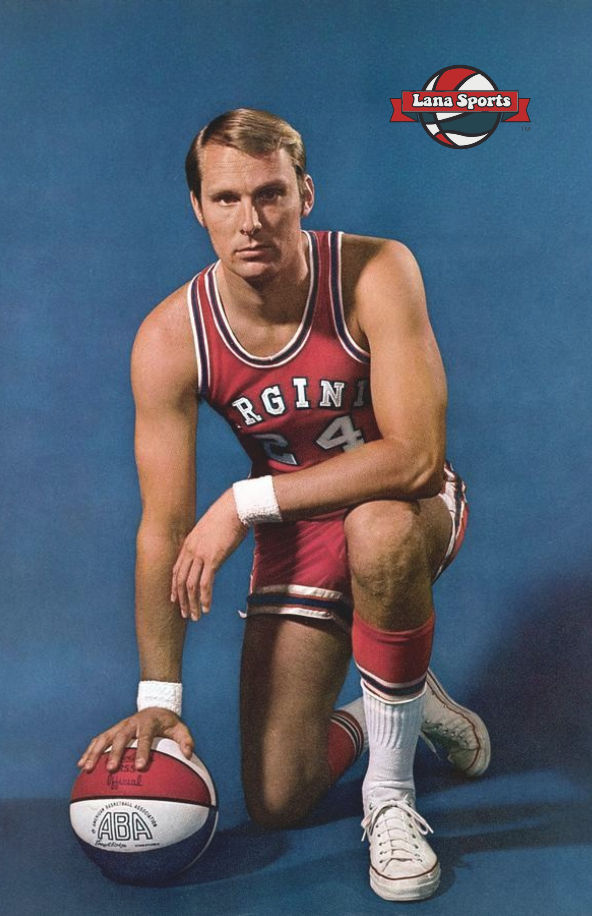 Rick Barry Autographed ABA Basketball Version 2