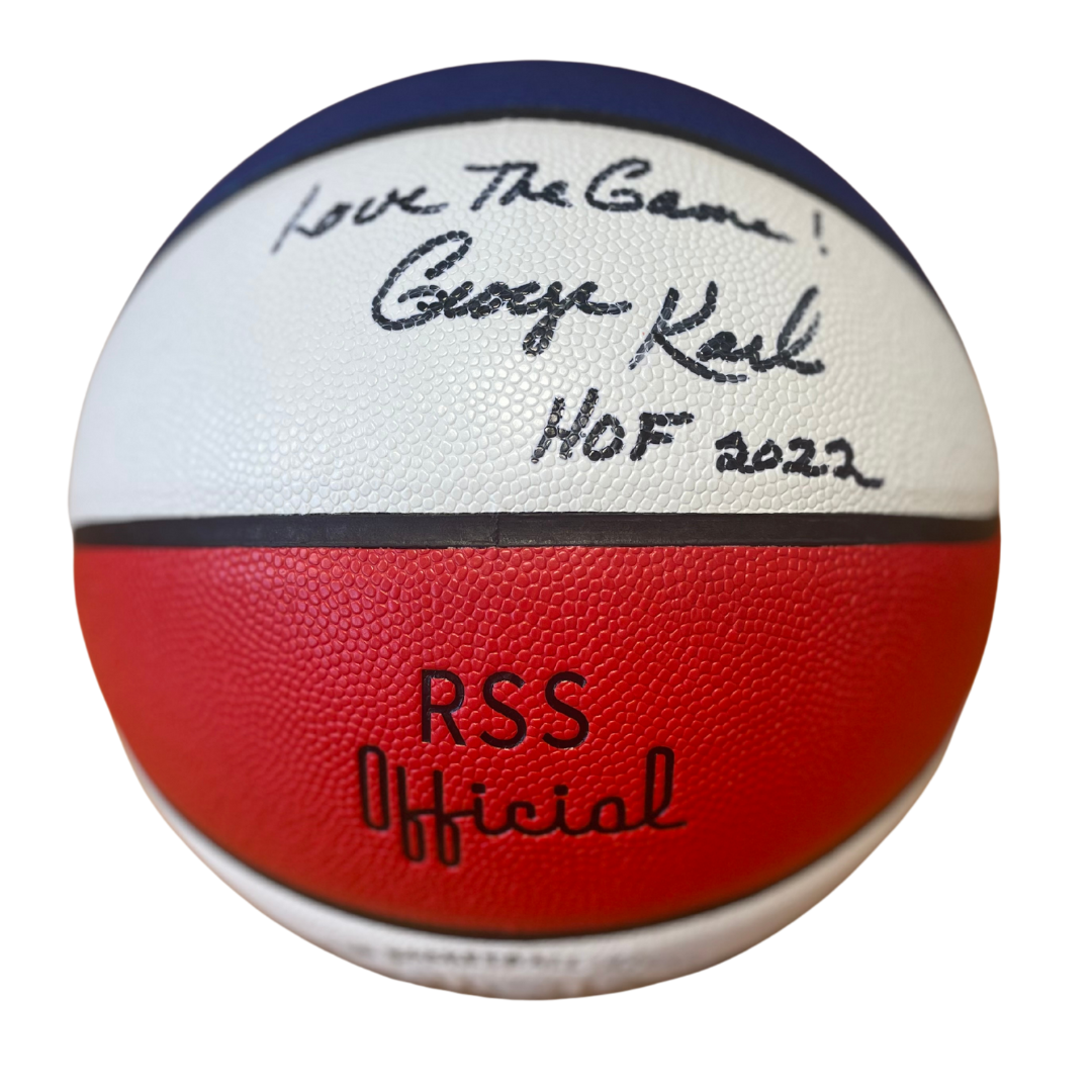 George Karl Autographed ABA Basketball